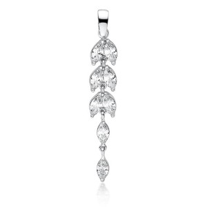 Pandantiv argint cu pietre DiAmanti Z2063CR_W-DIA (Argint 925‰ 1,7 g.)